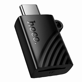 Card Reader Hoco HB53 USB2 (Type-C-MicroSD) черный