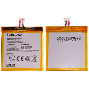 АКБ для телефона Alcatel TLp017A2/TLp017A1 (OT-6012X/OT-6012D/OT-6014X/OT-6015X) тех. упаковка
