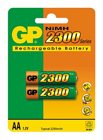 Аккумулятор AA GP 2300 mAh 2BL 1шт