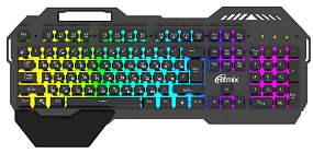 Клавиатура игровая Ritmix RKB-220 104 клавиши USB с подсветкой